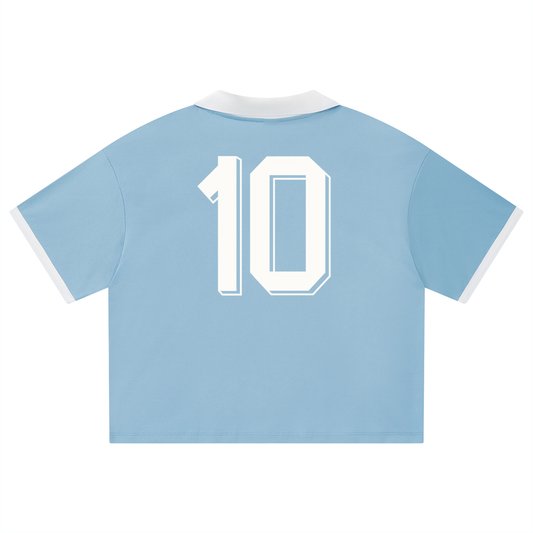 Maradona Pelusa Collared Boxy Jersey