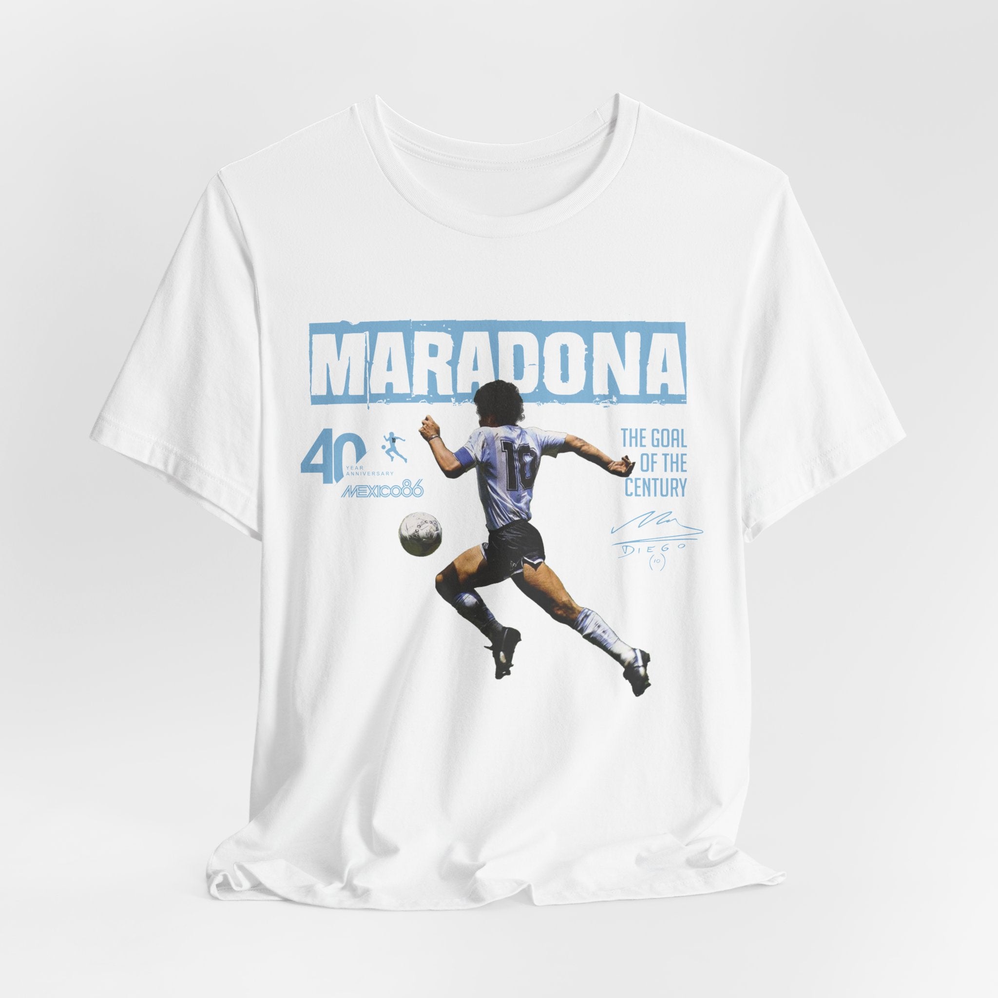 Maradona Goal of the Century "Maradona" 40th Anniversary Tee