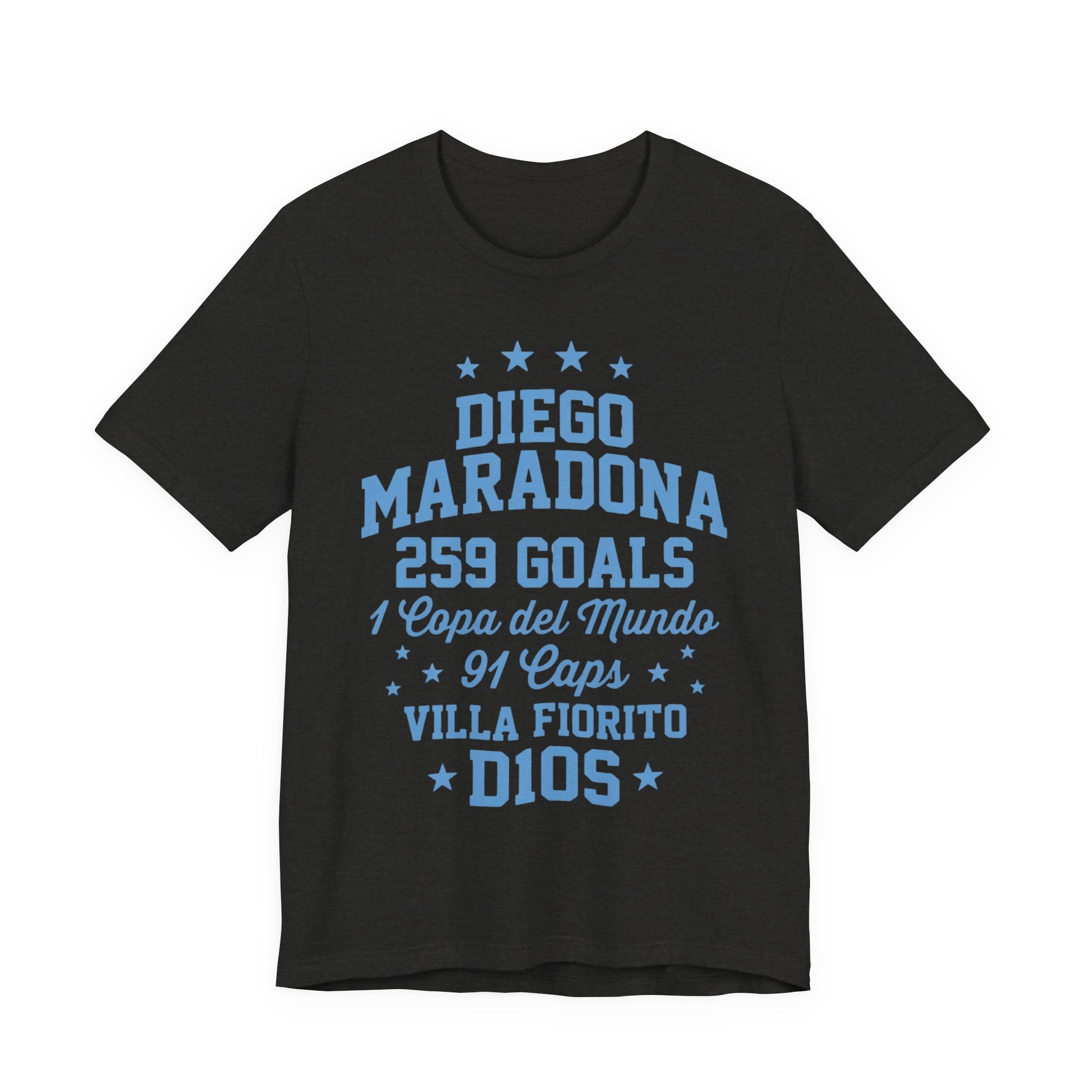 Maradona 259 Goals Tee — Copa del Mundo & Villa Fiorito Tribute T-Shirt