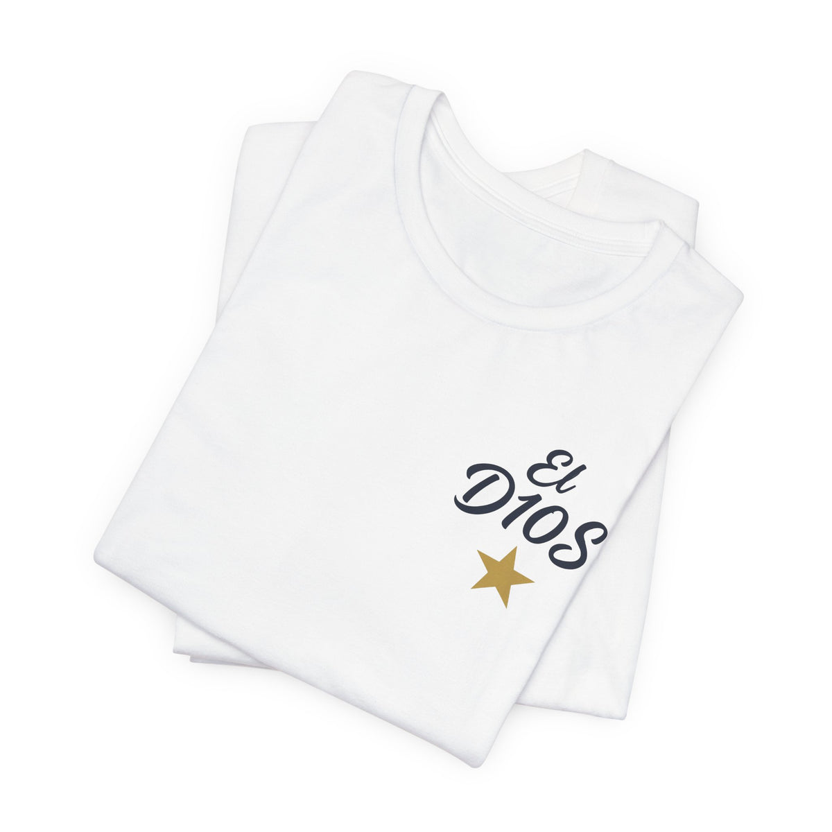 Maradona 'El D10S' Greatest of All Time Tribute Tee White