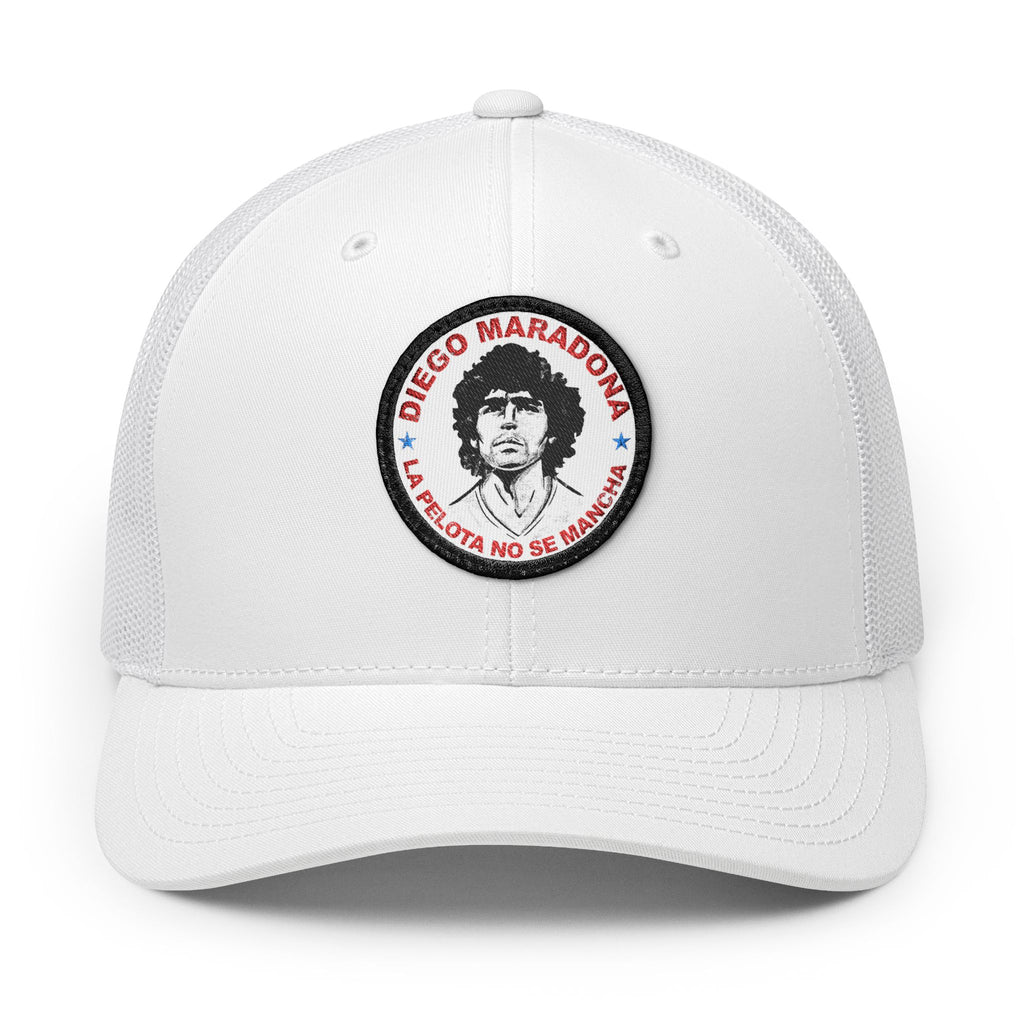 La Pelota No Se Mancha Embroidered Patch Trucker Hat