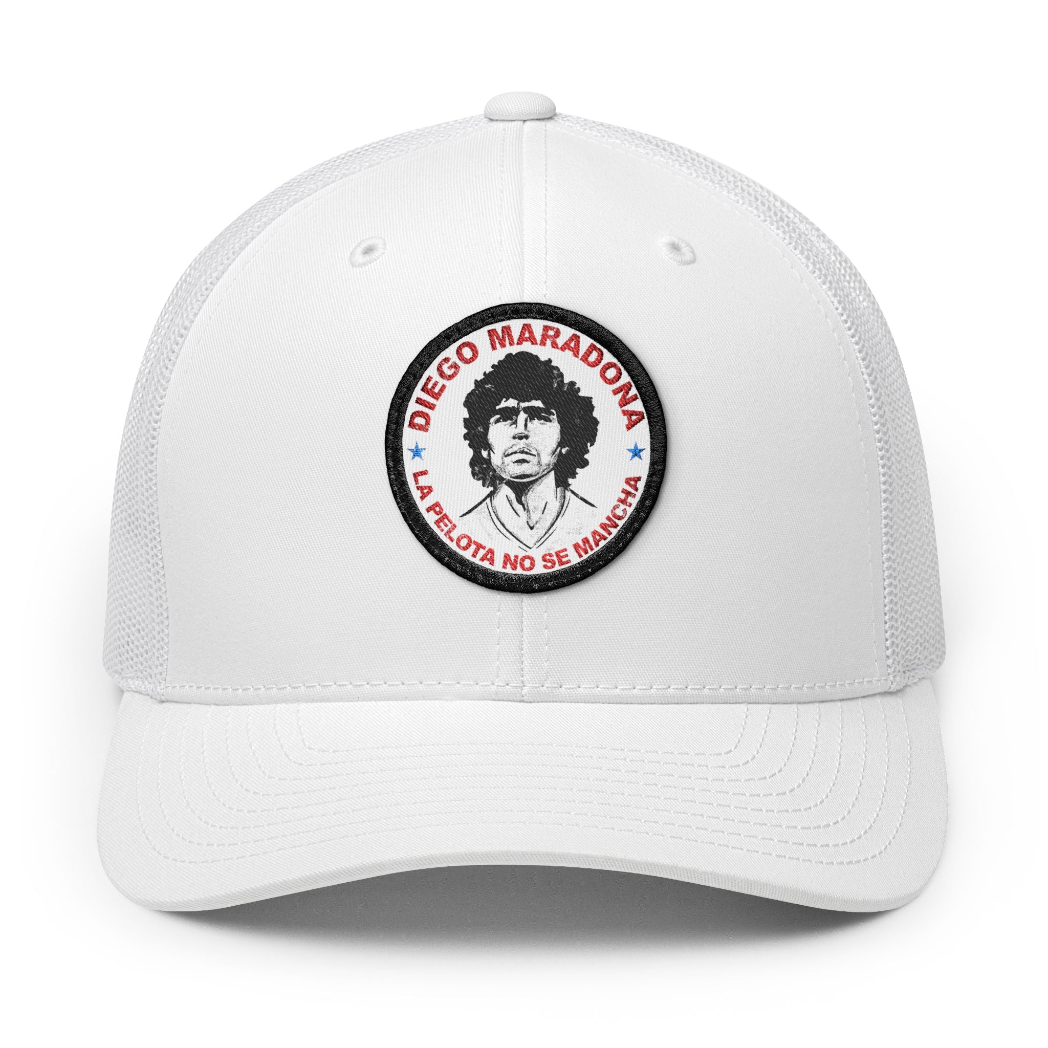 La Pelota No Se Mancha Embroidered Patch Trucker Hat