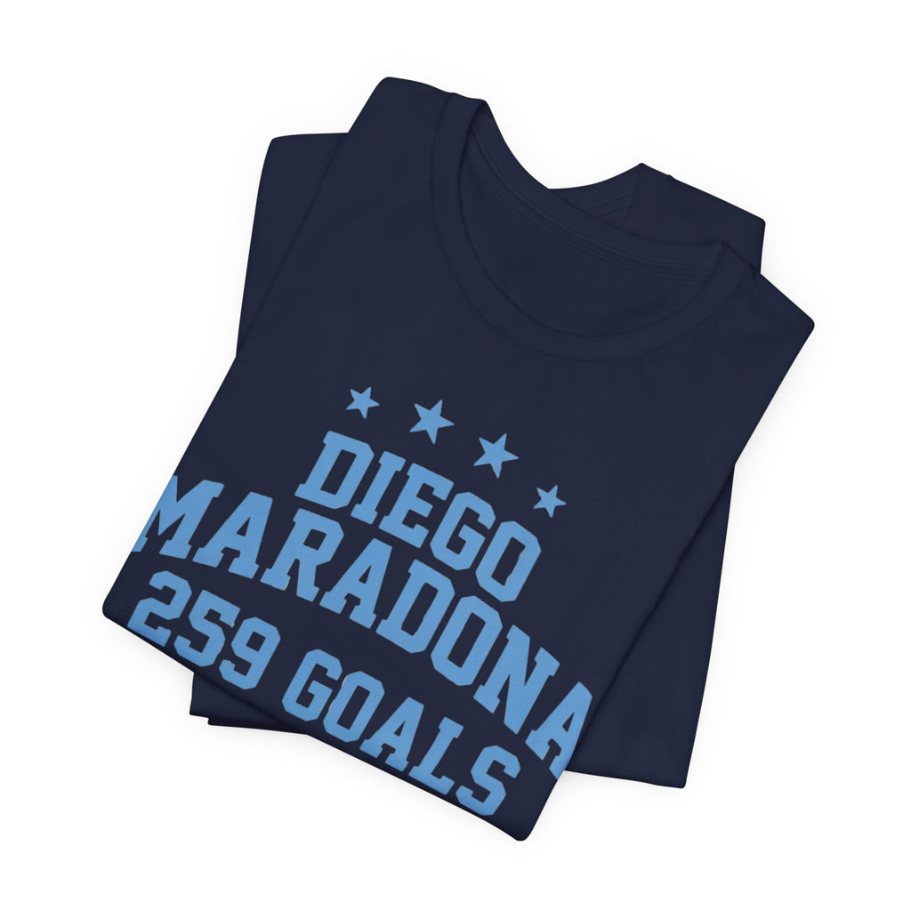 Maradona 259 Goals Tee — Copa del Mundo & Villa Fiorito Tribute T-Shirt