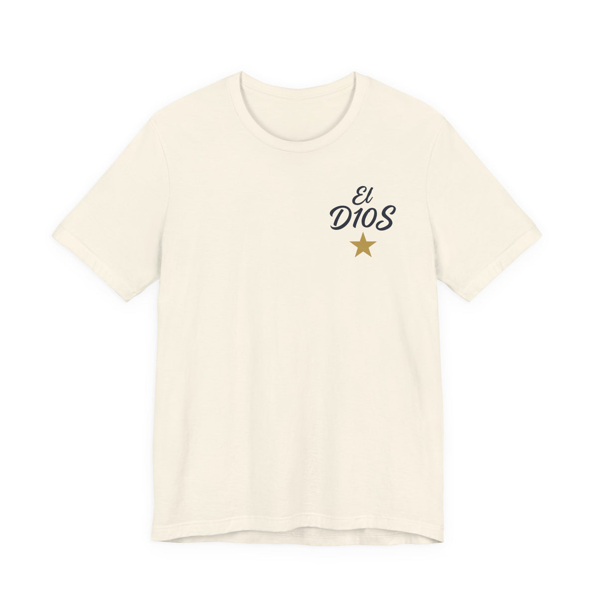 Maradona 'El D10S' Greatest of All Time Tribute Tee White