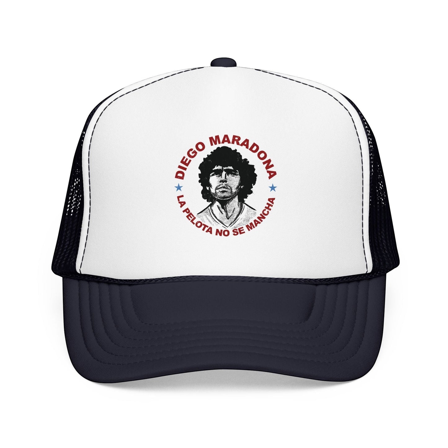 Maradona La Pelota No Se Mancha Foam Trucker Cap