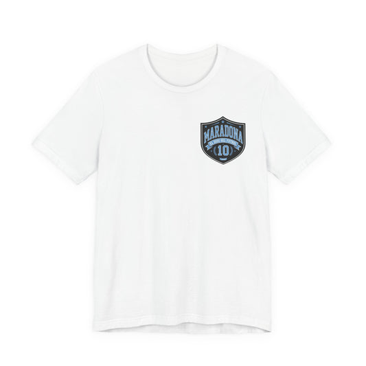 Maradona El Dios del Futbol 10 Black Crest Tee