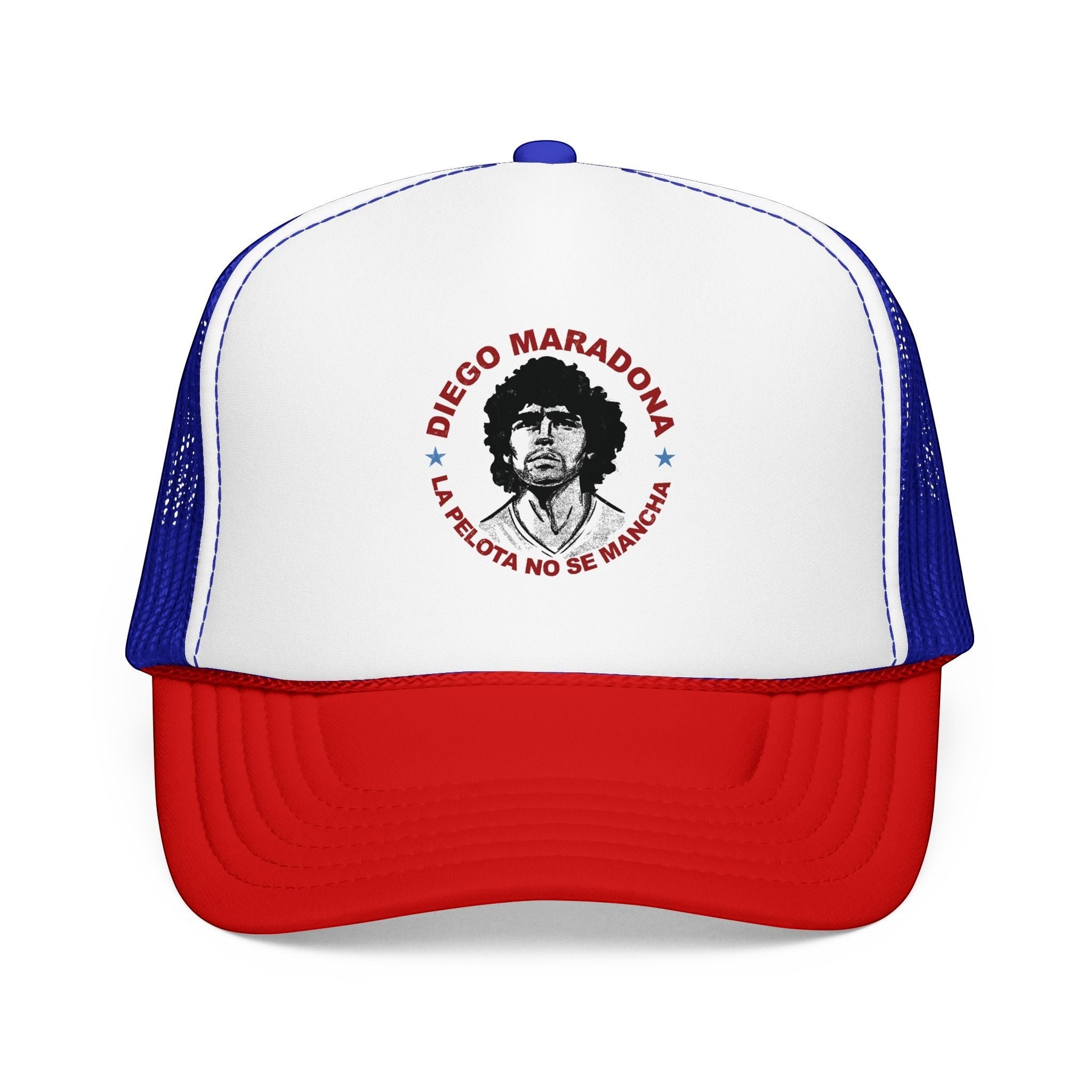 Maradona La Pelota No Se Mancha Foam Trucker Cap