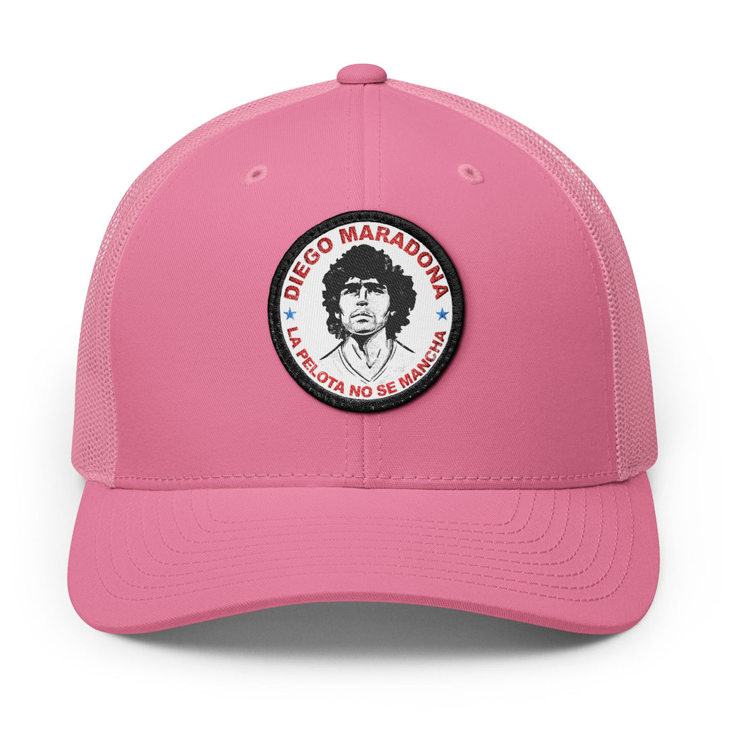 La Pelota No Se Mancha Embroidered Patch Trucker Hat