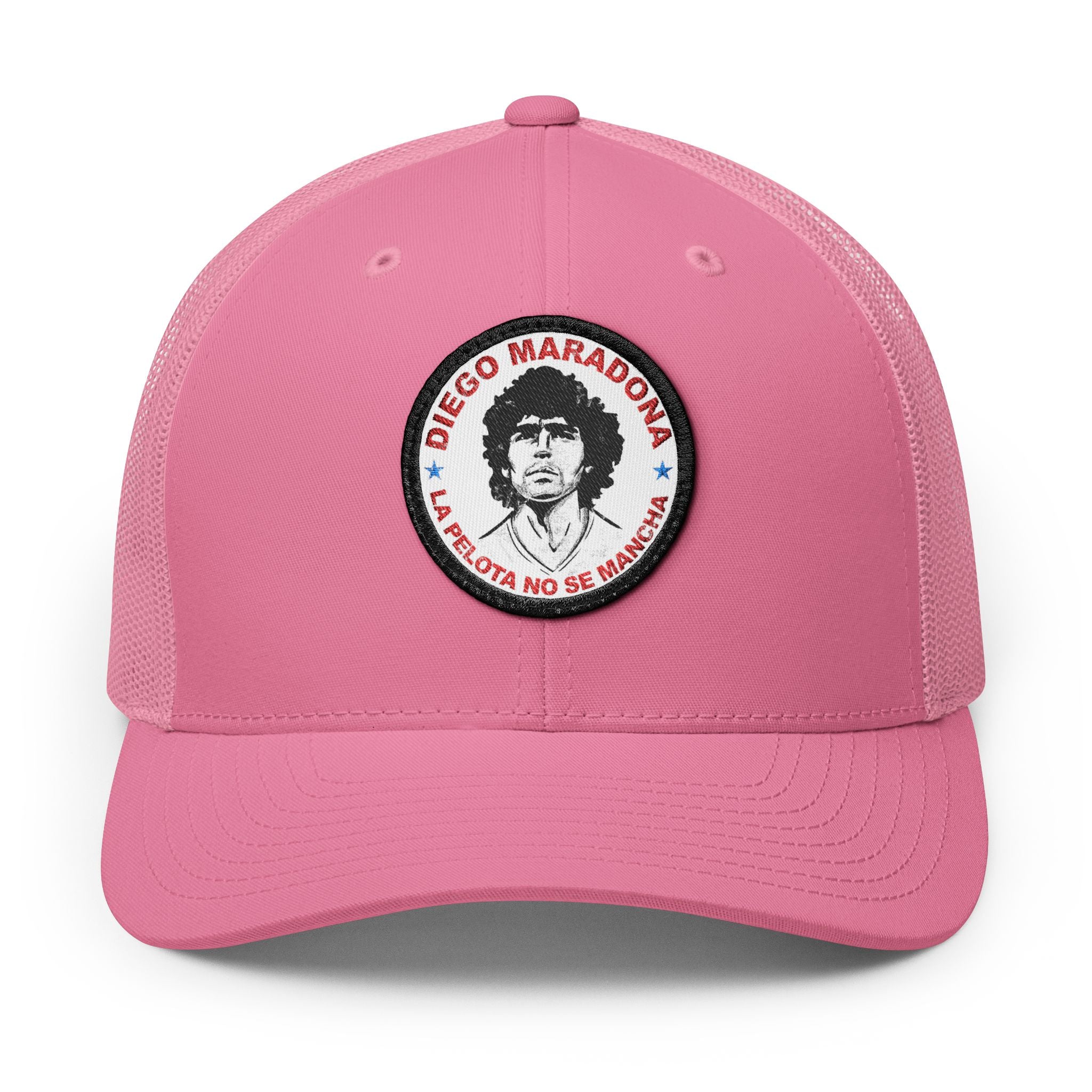 La Pelota No Se Mancha Embroidered Patch Trucker Hat