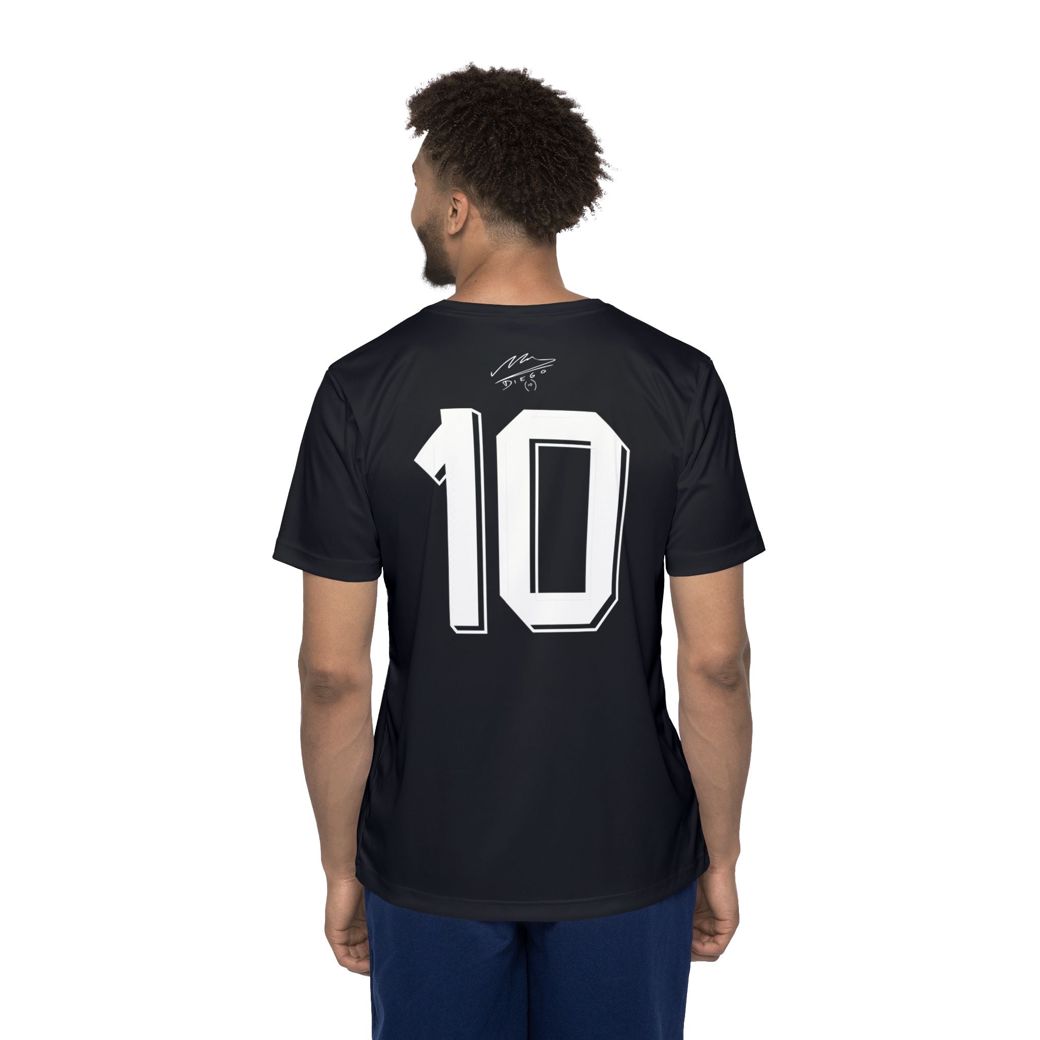 Vintage Football No.10 Jersey — Signed-Style Men’s Sports Tee