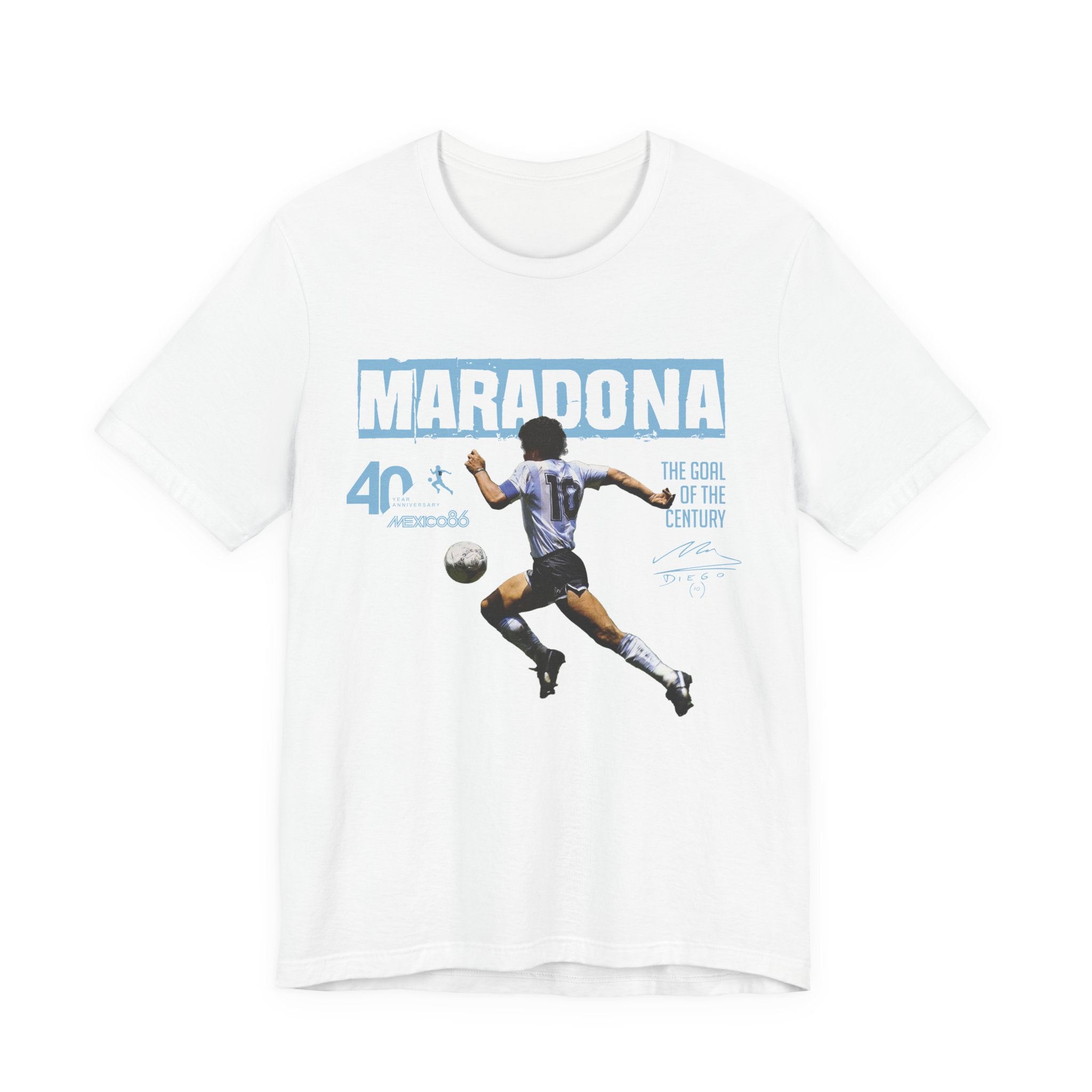 Maradona Goal of the Century "Maradona" 40th Anniversary Tee