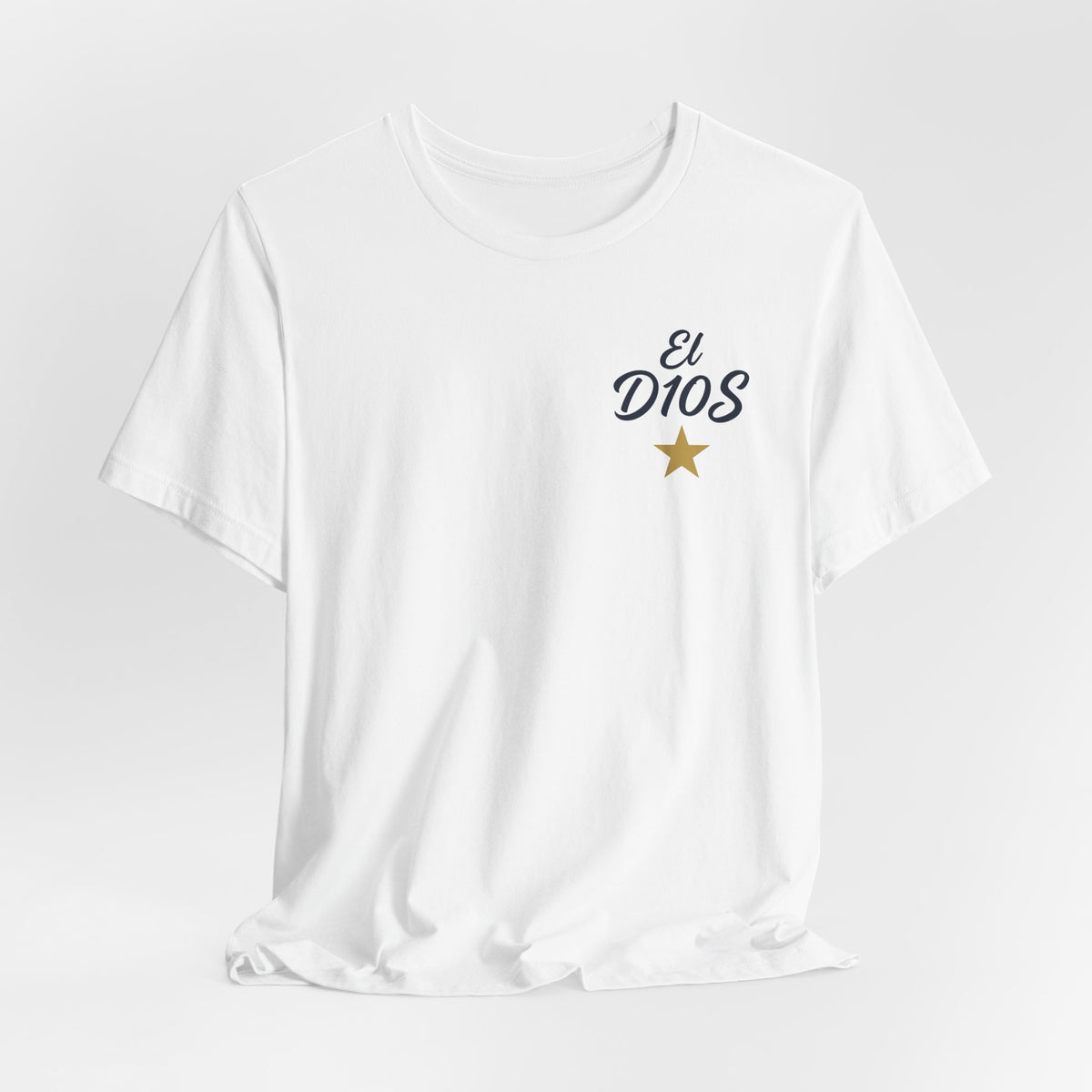 Maradona 'El D10S' Greatest of All Time Tribute Tee White