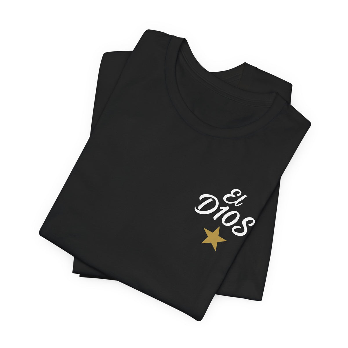 Maradona 'El D10S' Greatest of All Time Tribute Tee Black