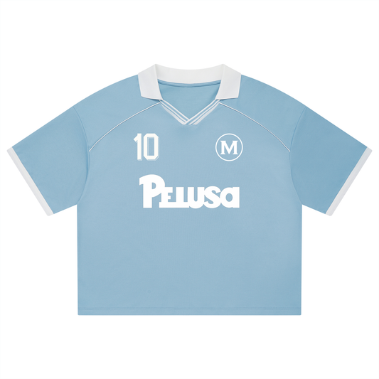 Maradona Pelusa Collared Boxy Jersey