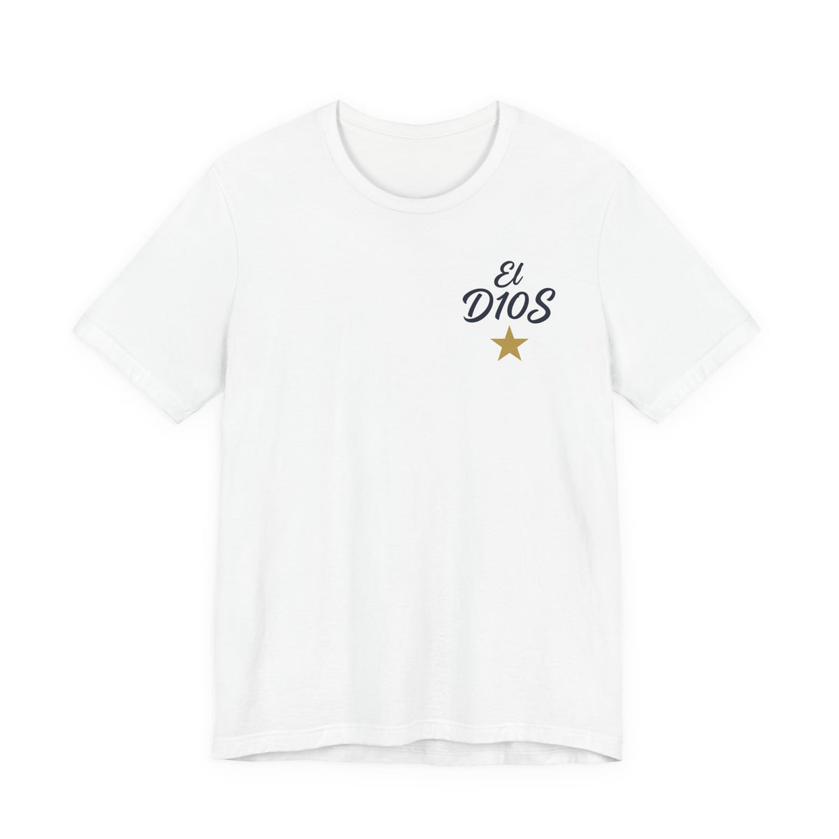 Maradona 'El D10S' Greatest of All Time Tribute Tee White
