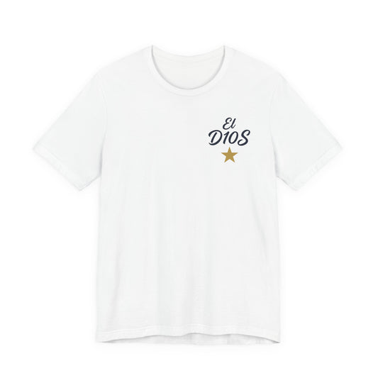 Maradona 'El D10S' Greatest of All Time Tribute Tee White