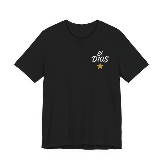 Maradona 'El D10S' Greatest of All Time Tribute Tee Black