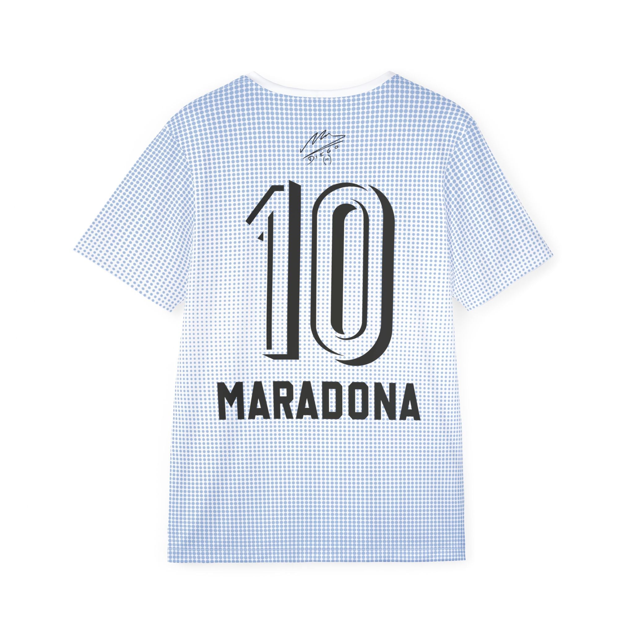 Number 10 Soccer Jersey — Retro Maradona Tribute Tee