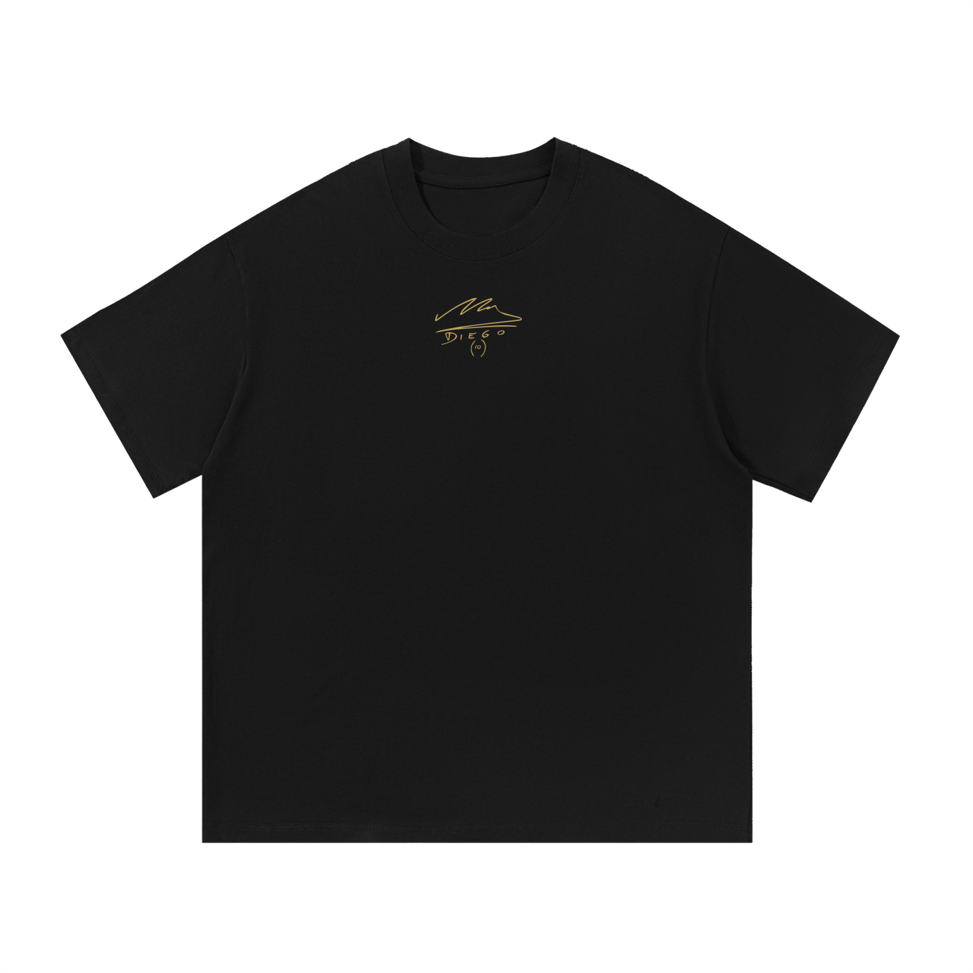Maradona Gold Signature 10 Tee