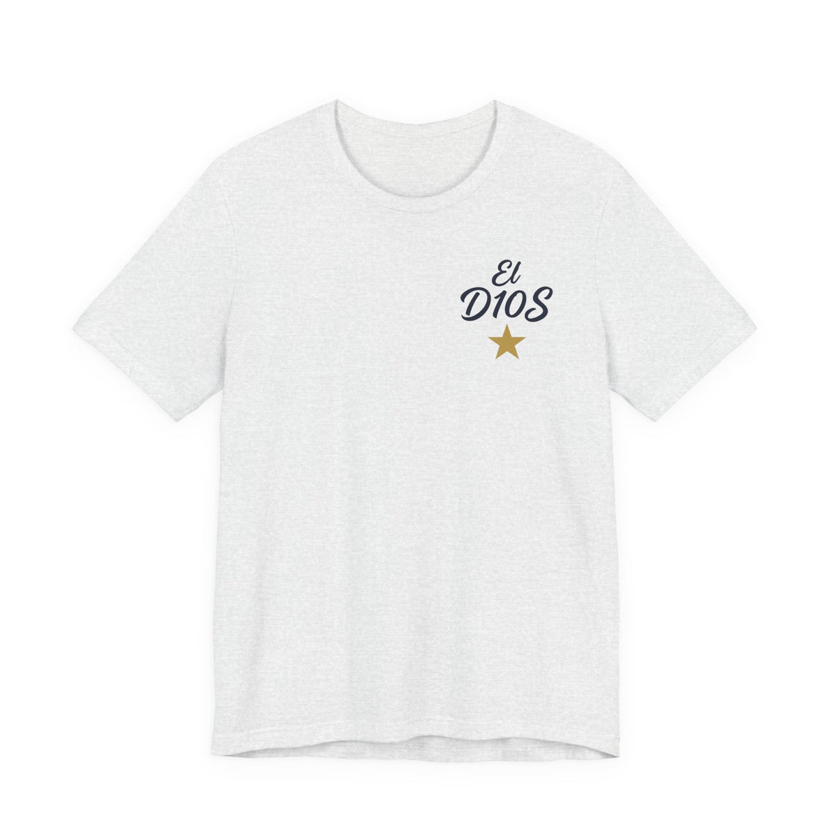 Maradona 'El D10S' Greatest of All Time Tribute Tee White