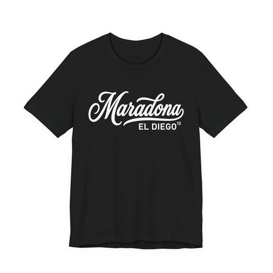 Maradona El Diego Cursive Tee