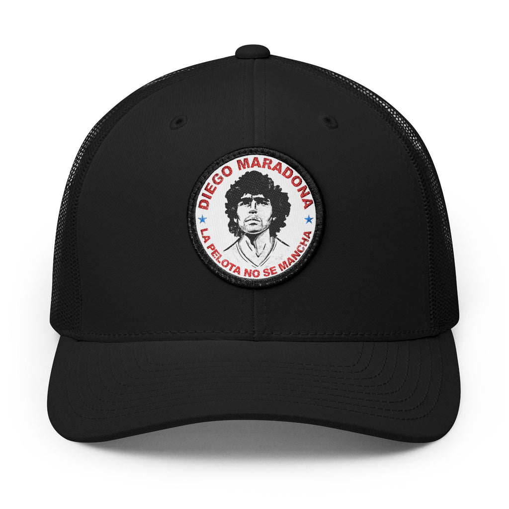 La Pelota No Se Mancha Embroidered Patch Trucker Hat