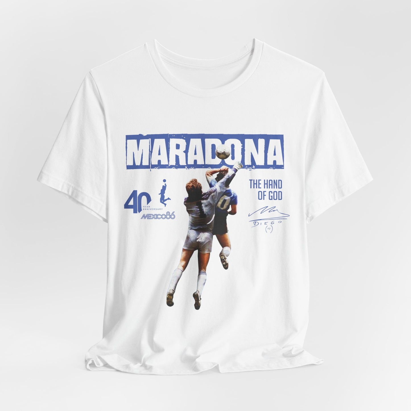 Maradona Hand of God 40th Anniversary Tee