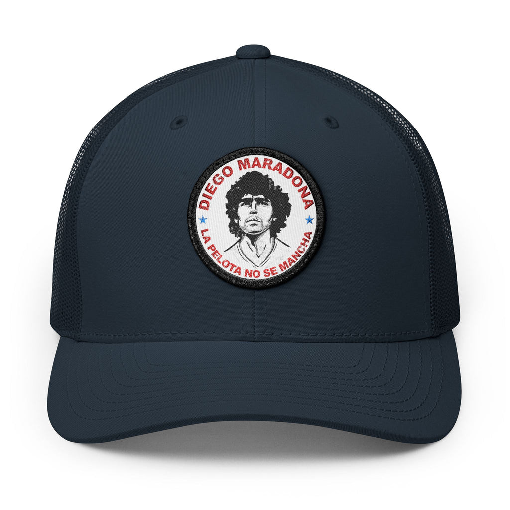 La Pelota No Se Mancha Embroidered Patch Trucker Hat