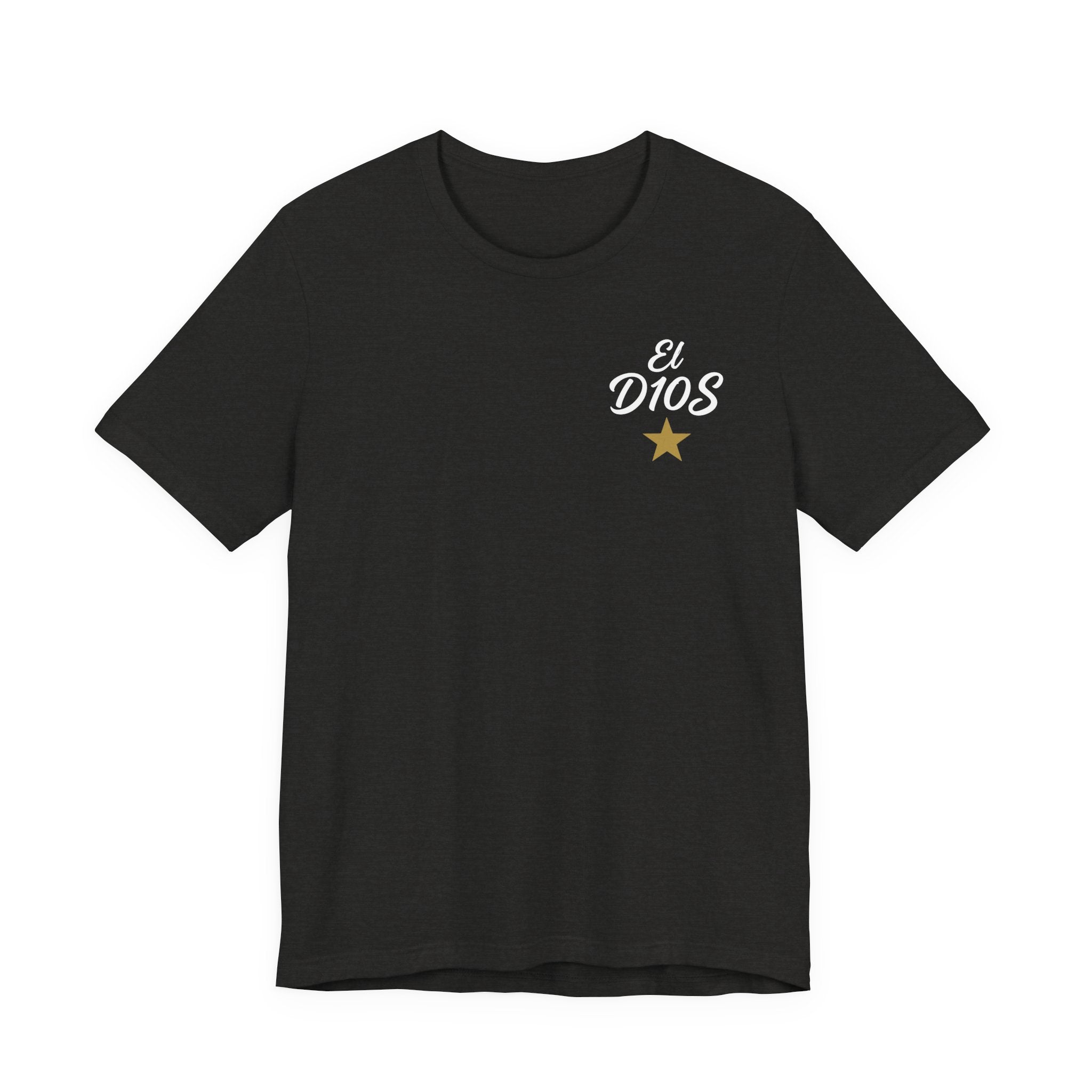 Maradona 'El D10S' Greatest of All Time Tribute Tee Black