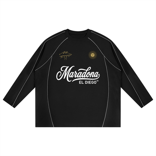 Maradona El Diego Paneled Raglan Jersey